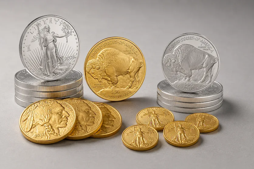 Gold and silver bullion