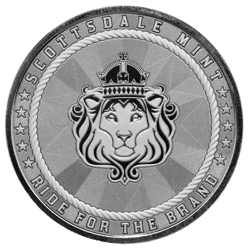 1 oz Cowboy - Buffalo Privy Silver Round (2)
