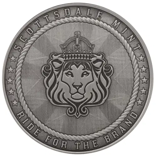 1 oz Cowboy - Rifleman Antique Silver Round (2)