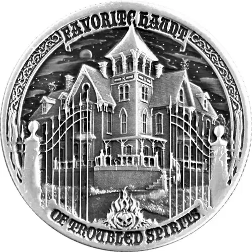 1 oz Silver Round - Headless Horseman (Antique) (3)