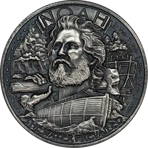 1 oz Silver Round - Noahs Ark (Antique) (3)