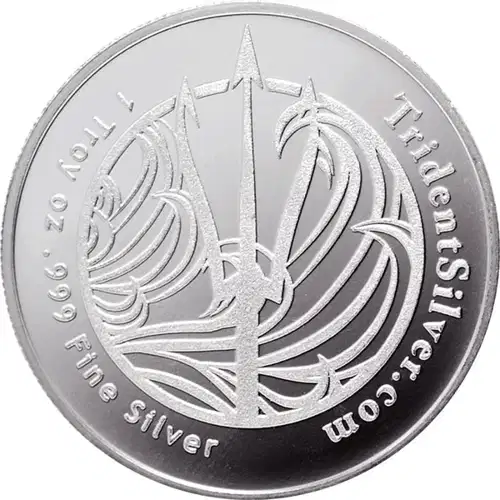 1 oz Trident - Silver Round (3)