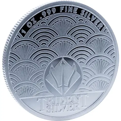 1 oz Trident Silver Round - Thalassa (3)