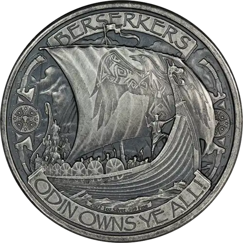 1 oz Vikings - Silver Round (2)