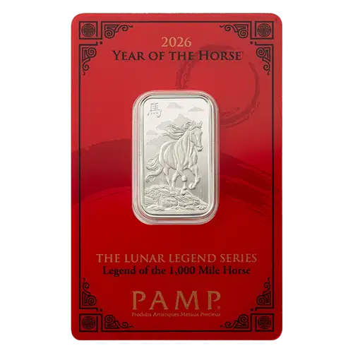 10g PAMP Silver Bar - Year of The Horse (2)