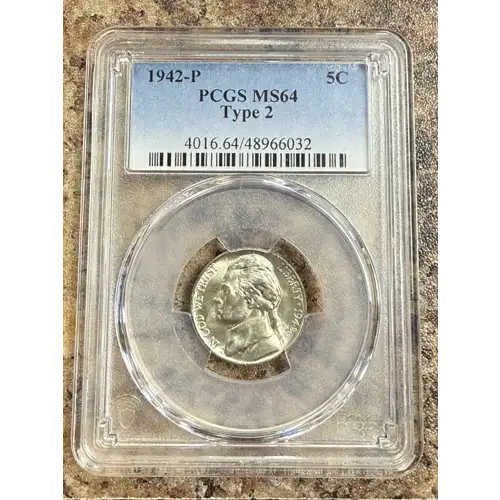 1942-P 5C Silver