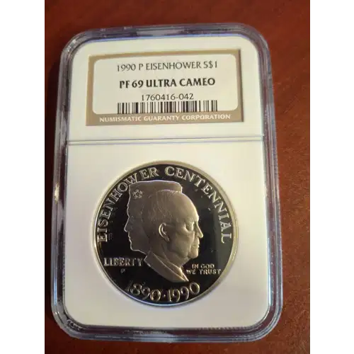 1990 EISENHOWER CENTENNIAL ULTRA CAMEO