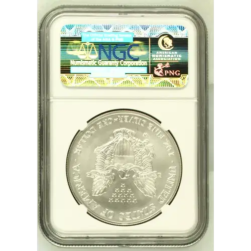 2008 W BURNISHED SILVER EAGLE REVERSE OF 2007 (3)