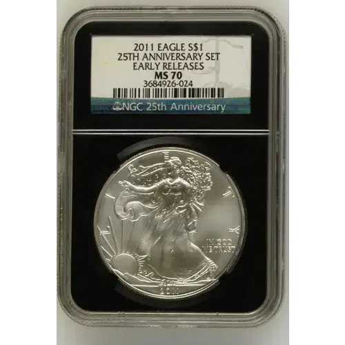 2011 25TH ANNIVERSARY SET EARLY RELEASES OFFICIAL US MINT SET (2)