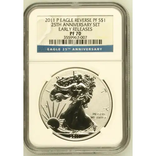 2011 P 25TH ANNIVERSARY SET EARLY RELEASES OFFICIAL US MINT SET (2)