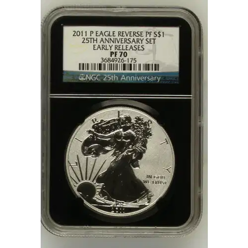 2011 P 25TH ANNIVERSARY SET EARLY RELEASES OFFICIAL US MINT SET (2)