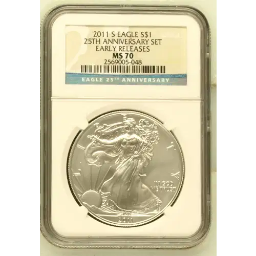 2011 S 25TH ANNIVERSARY SET EARLY RELEASES OFFICIAL US MINT SET (2)