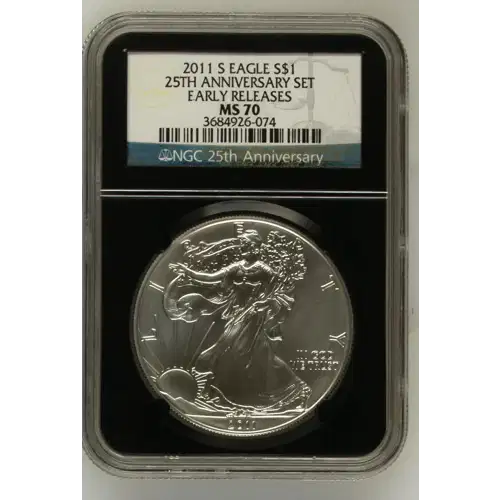 2011 S 25TH ANNIVERSARY SET EARLY RELEASES OFFICIAL US MINT SET (2)