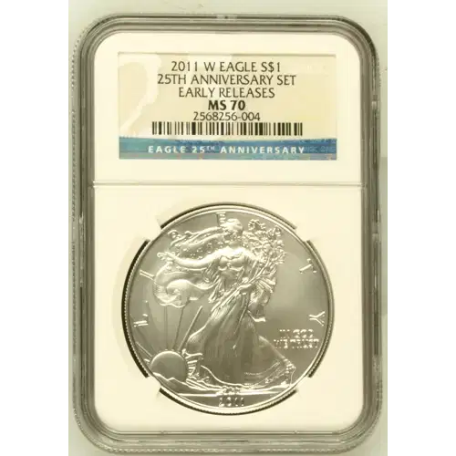 2011 W 25TH ANNIVERSARY SET EARLY RELEASES OFFICIAL US MINT SET (2)