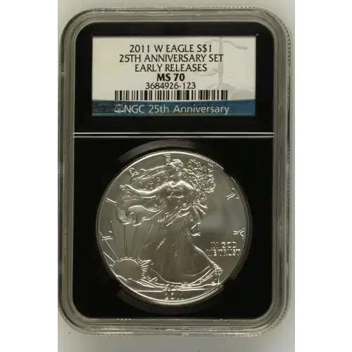 2011 W 25TH ANNIVERSARY SET EARLY RELEASES OFFICIAL US MINT SET (2)