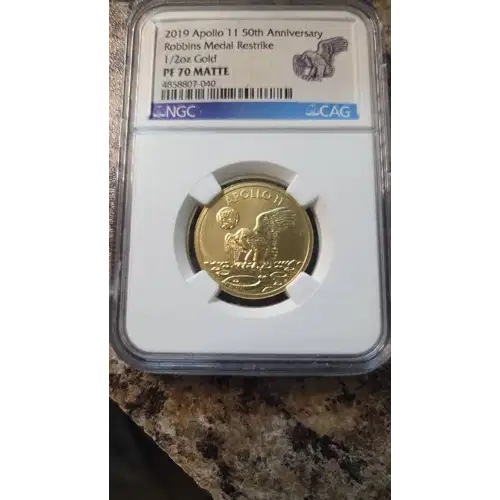 2019 Apollo 11 50h Anniversary Robbins Medal Restrike