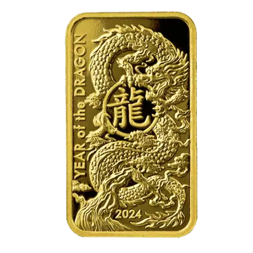 2024 1 oz Asahi Gold Bar - Lunar Dragon (2)