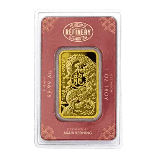 2024 1 oz Asahi Gold Bar - Lunar Dragon (5)