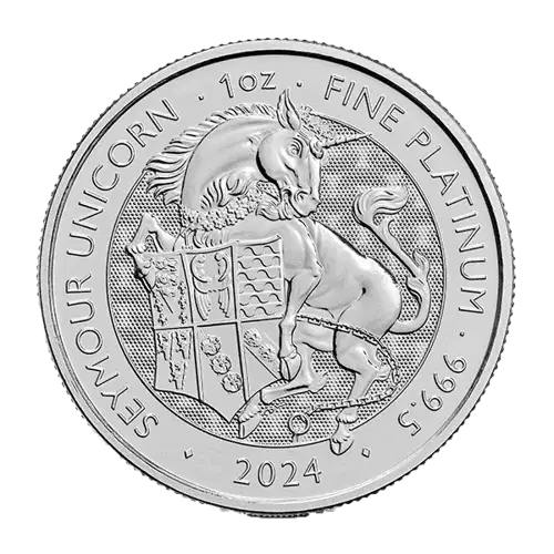 2024 1oz British The Royal Tudor Beast - Platinum Seymour Unicorn (3)
