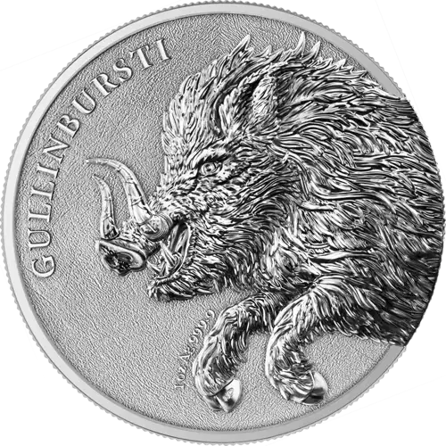 2025 1 oz Germania Beasts - Gullinbursti Silver Coin (2)