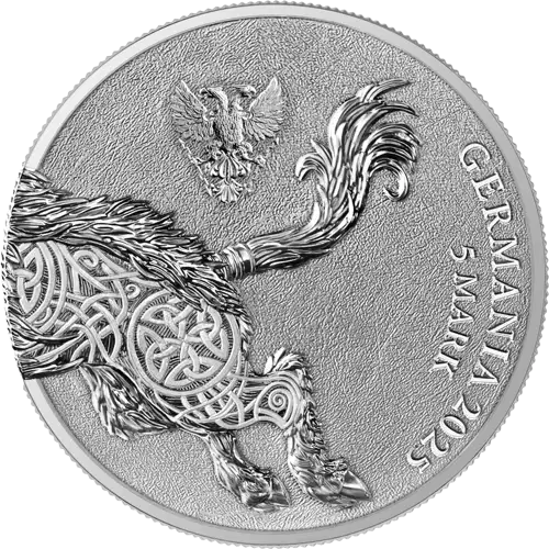 2025 1 oz Germania Beasts - Gullinbursti Silver Coin (3)