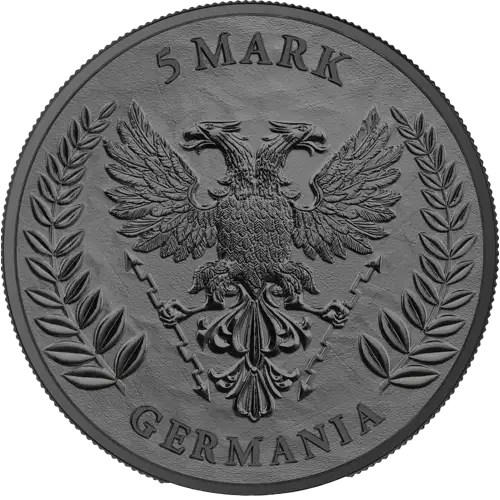 2025 1 oz Germania - Black Silver BU WMF Edition Coin (3)