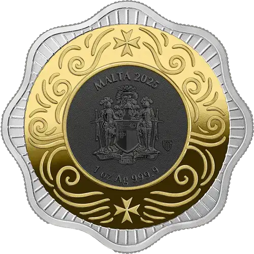 2025 1 oz Malta Maltese Ox BU High Relief Silver Coin (2)