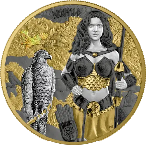 2025 1 oz Valkyries - Arnhild Valhalla Silver Coin (2)