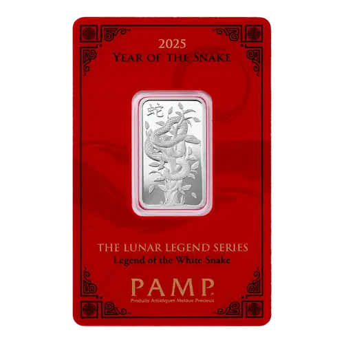 2025 10g PAMP Silver Bar - Year of the Snake (2)