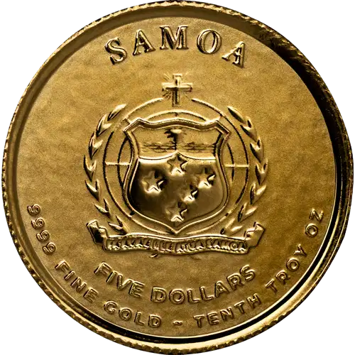 2025 1/10 oz Samoan - Commander Julius Caesar Gold Coin (2)