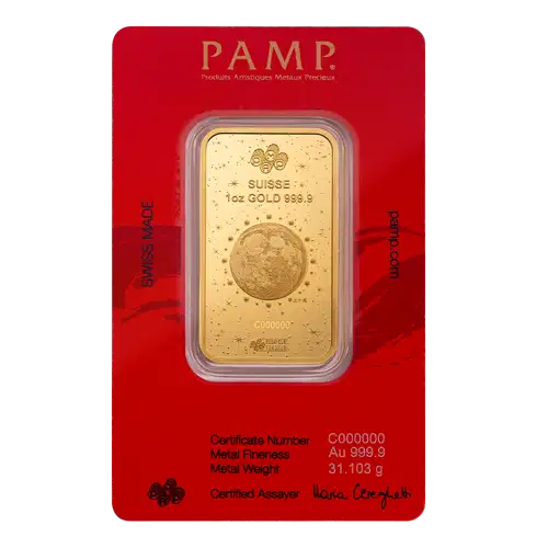 2025 1oz PAMP Gold Bar - Year of the White Snake (3)
