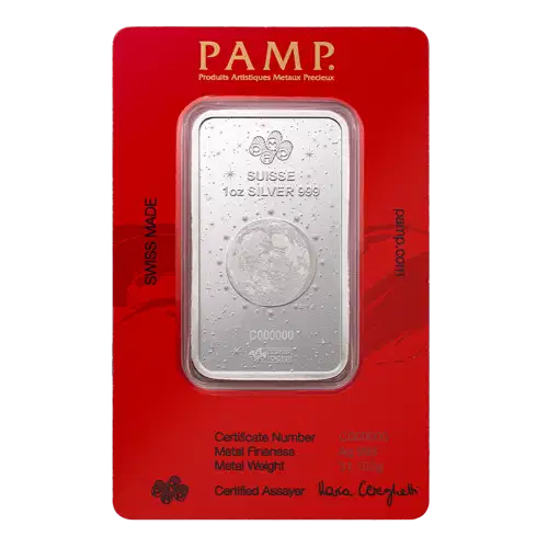 2025 1oz PAMP Silver Bar - Year of the Snake (3)