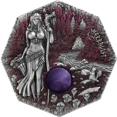 2025 2 oz Witchcraft - Herbalist Ultra High Relief Silver Coin (2)