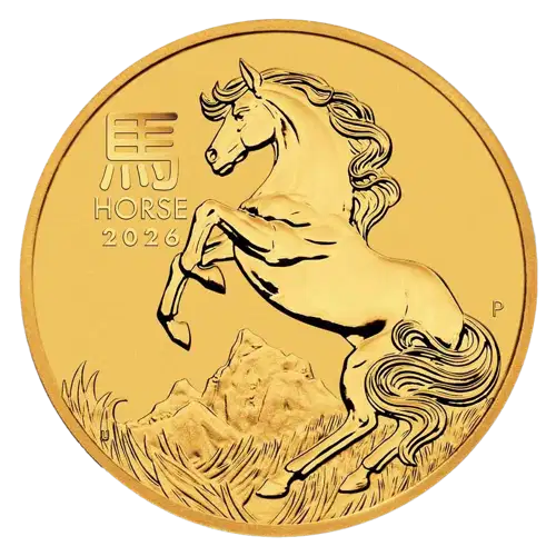 2026 1/20oz Australian Perth Mint Gold Lunar Series III: Year of the Horse (3)