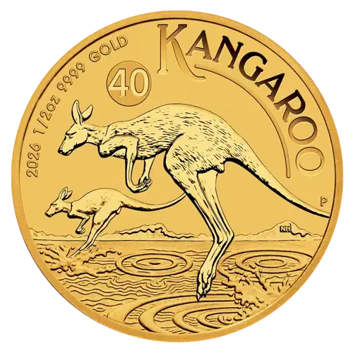 2026 1/2oz Australian Perth Mint Gold Kangaroo (2)