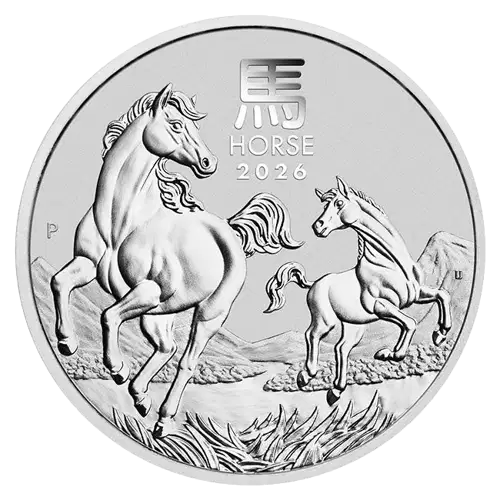2026 1kg Australian Perth Mint Silver Lunar: Year of the Horse (2)