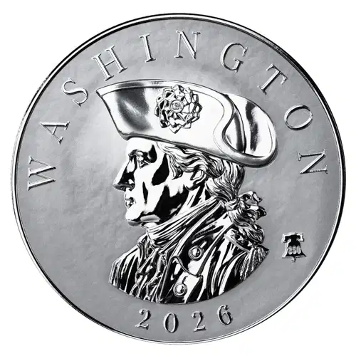 2026 5 oz Samoan - Commander Washington Silver Coin (2)