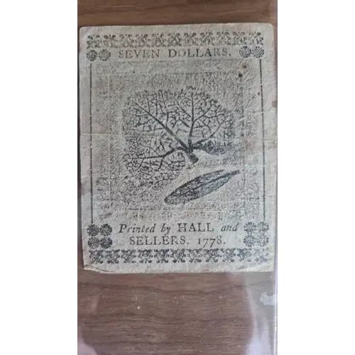 April 11, 1778 $7