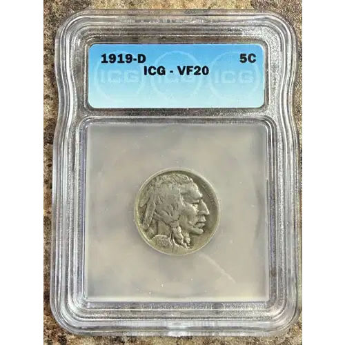 Nickel Five Cent Pieces-Indian Head or Buffalo