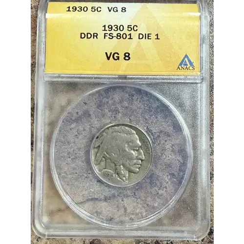 Nickel Five Cent Pieces-Indian Head or Buffalo