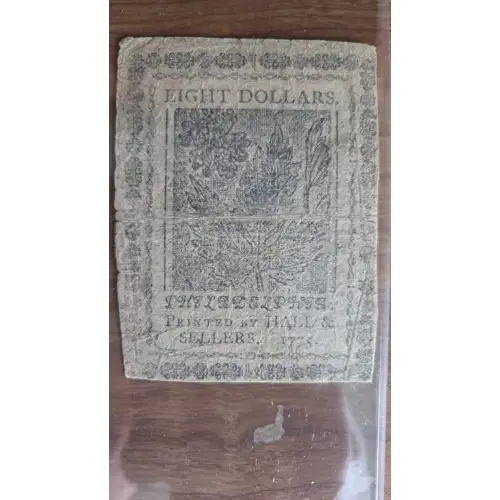 November 29, 1775 $8