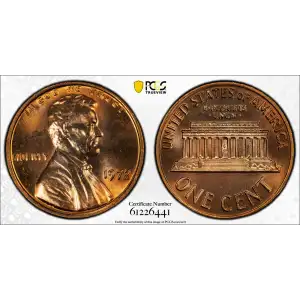 1972 1C Doubled Die Obverse, RD (2)