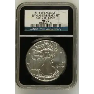 2011 W 25TH ANNIVERSARY SET EARLY RELEASES OFFICIAL US MINT SET (2)