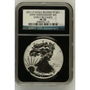 2011 P 25TH ANNIVERSARY SET EARLY RELEASES OFFICIAL US MINT SET (2)