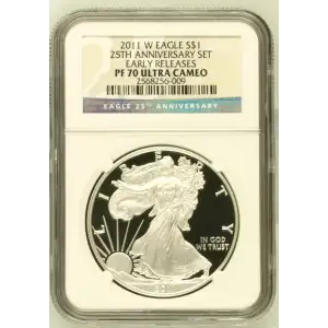 2011 W 25TH ANNIVERSARY SET EARLY RELEASES OFFICIAL US MINT SET ULTRA CAMEO (2)