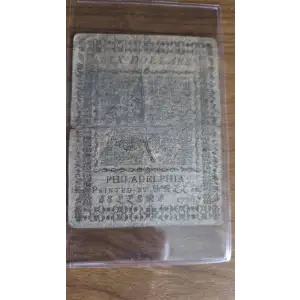 November 2, 1776 $6 15