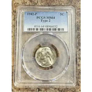 1942-P 5C Silver