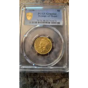 Three Dollar Gold Pieces---Indian Princess Head 1854-1889 -Gold- 3 Dollar